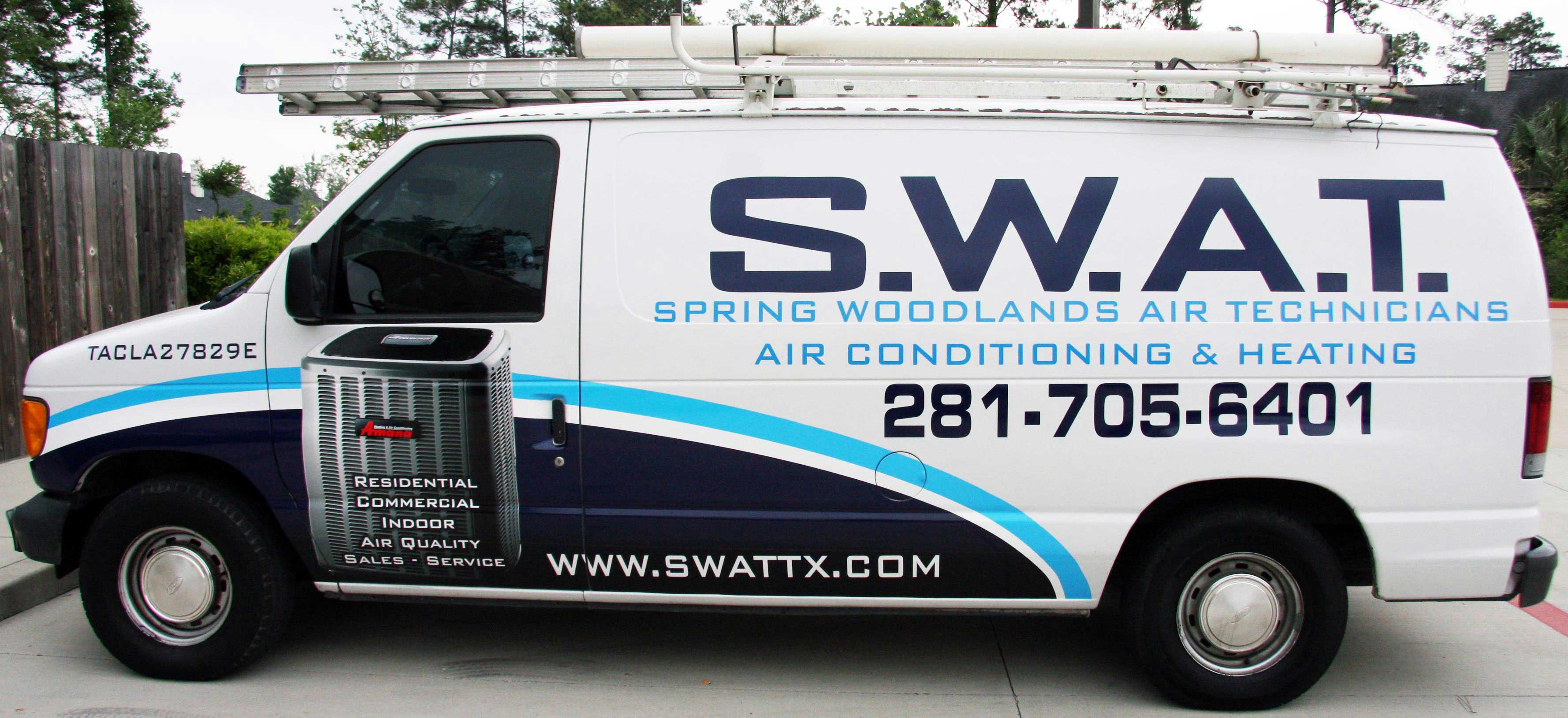 hvac work van